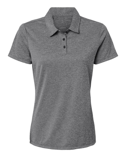 Adidas Women's Soft Heathered Polo A583 #color_Black Melange