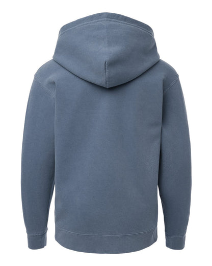 Comfort Colors Youth Garment-Dyed Lightweight Fleece Hooded Sweatshirt 1467Y #color_Blue Jean