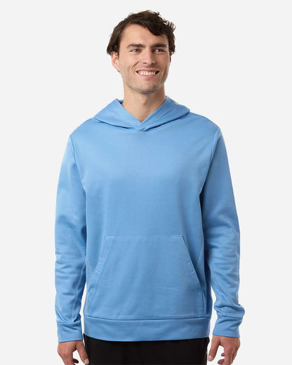 Team 365 Unisex Squad Hooded Tech Fleece Pullover TT400 #colormdl_Sport Light Blue