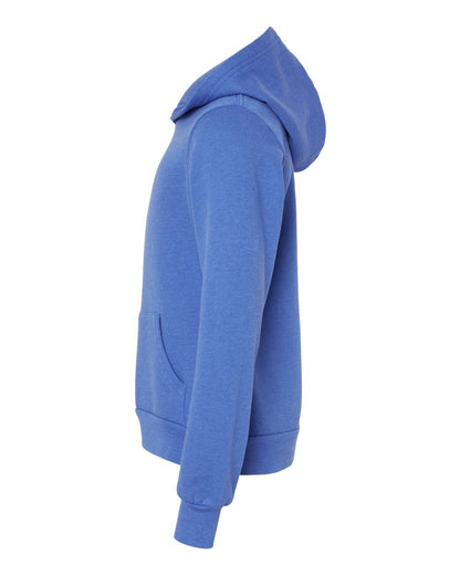 BELLA + CANVAS Youth Sponge Fleece Hoodie 3719Y #color_Heather True Royal