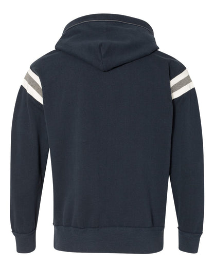 J. America Men's Vintage Athletic Hooded Sweatshirt 8847 #color_Vintage Navy