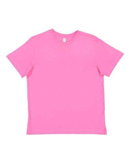 LAT Youth Fine Jersey Tee 6101 #color_Raspberry