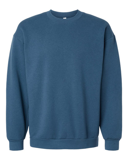 American Apparel Unisex ReFlex Fleece Crewneck Sweatshirt RF496 #color_Sea Blue