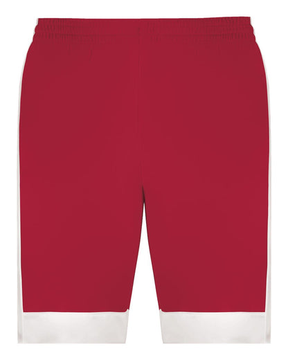 Augusta Sportswear Youth Match-Up Basketball Shorts 6890 #color_Scarlet/ White