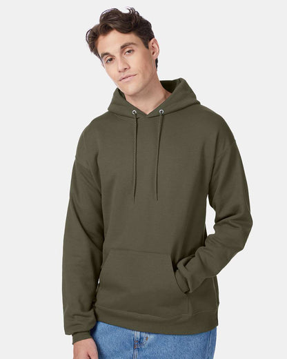 Hanes Unisex EcoSmart® Hooded Sweatshirt P170 #colormdl_Fatigue Green