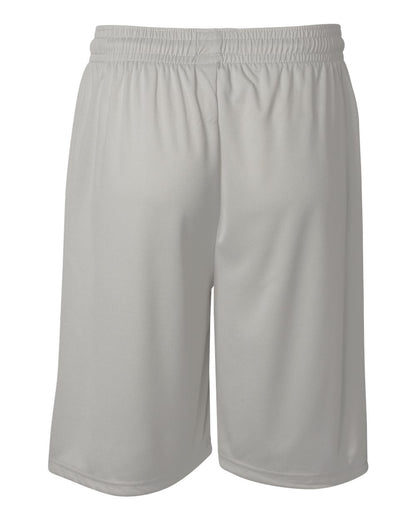 Badger B-Core 9" Shorts 4109 #color_Silver