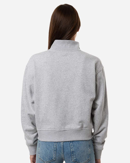 American Apparel Women's French Terry Full-Zip Jacket FTJ00 #colormdl_Heather Grey