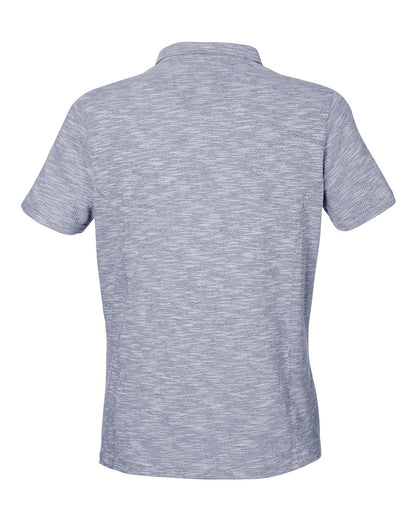 North End Women's Eclipse Jacquard Polo NE115W #color_Classic Navy Heather