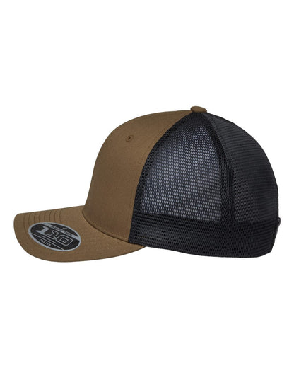 Flexfit 110® Mesh-Back Cap 110M #color_Coyote Brown/ Black