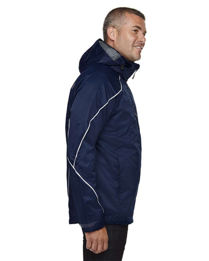 North End Men's Tall Angle 3-in-1 Jacket with Bonded Fleece Liner 88196T #colormdl_Night