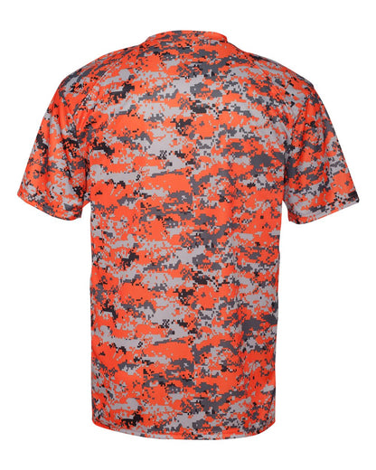 Badger Digital Camo T-Shirt 4180 #color_Burnt Orange Digital