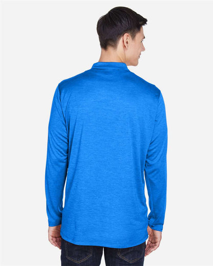 CORE365 Men's Kinetic Performance Quarter-Zip Pullover CE401 #colormdl_True Royal/ Carbon
