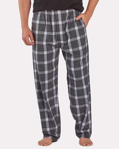 Boxercraft Harley Flannel Pants BM6624 #colormdl_Charcoal Lavender Tomboy Plaid