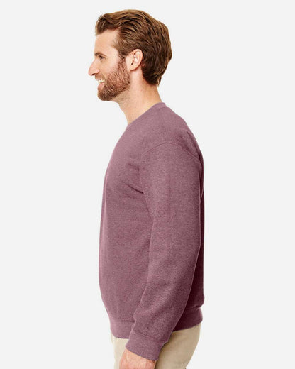 Gildan Unisex Heavy Blend™ Crewneck Sweatshirt 18000 #colormdl_Heather Dark Maroon