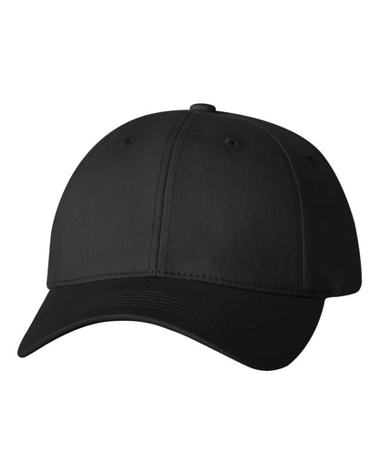Valucap Cotton Twill Cap 2260 #color_Black