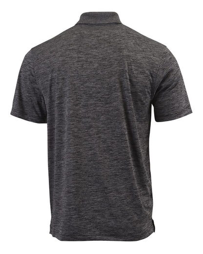 Paragon Men's Dakota Striated Heather Polo 130 #color_Black Heather