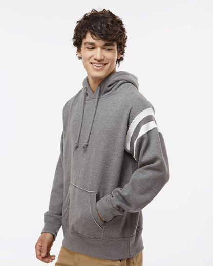 J. America Men's Vintage Athletic Hooded Sweatshirt 8847 #colormdl_Smoke Heather