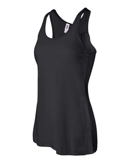 BELLA + CANVAS Women's Flowy Racerback Tank 8800 #color_Black