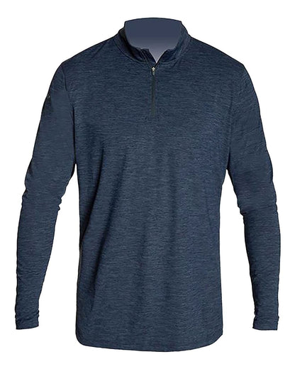 ANETIK Men's Low Pro Quarter-Zip Pullover MVQTRL9 #color_Midnight Heathered