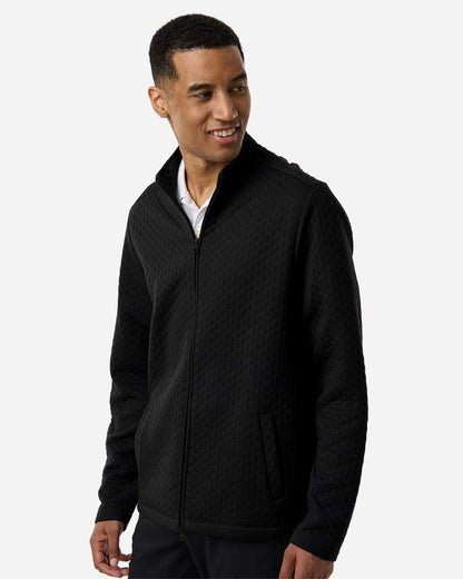 Devon & Jones Men's Berkley Textured Full-Zip Jacket DG740 #colormdl_Black