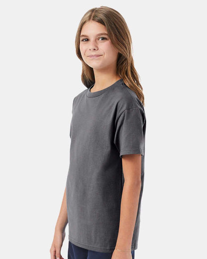 Hanes Authentic Youth T-Shirt 5450 #colormdl_Smoke Grey