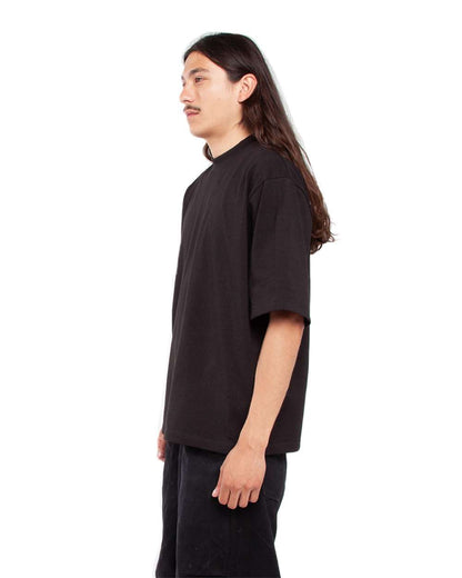 Shaka Wear Men's Max Heavyweight Oversized T-Shirt SHMHO #colormdl_Black