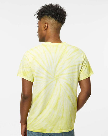 Dyenomite Cyclone Pinwheel Tie-Dyed T-Shirt 200CY #colormdl_Citron