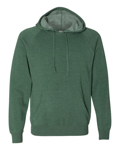 Independent Trading Co. Special Blend Raglan Hooded Sweatshirt PRM33SBP #color_Moss