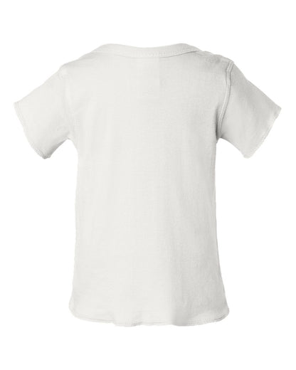 Rabbit Skins Infant Baby Rib Tee 3400 #color_White