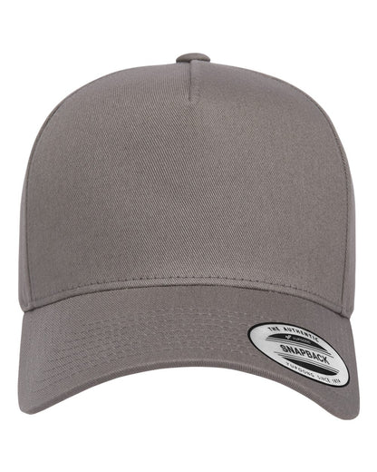 YP Classics Retro Cotton Blend Trucker Snapback Cap 5079 #color_Grey
