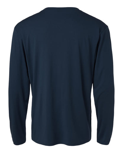 AllPro Unisex Pro-Lock Performance Long Sleeve T-Shirt 48400 #color_Navy