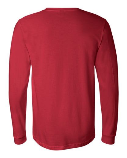 BELLA + CANVAS Jersey Long Sleeve Tee 3501 #color_Red