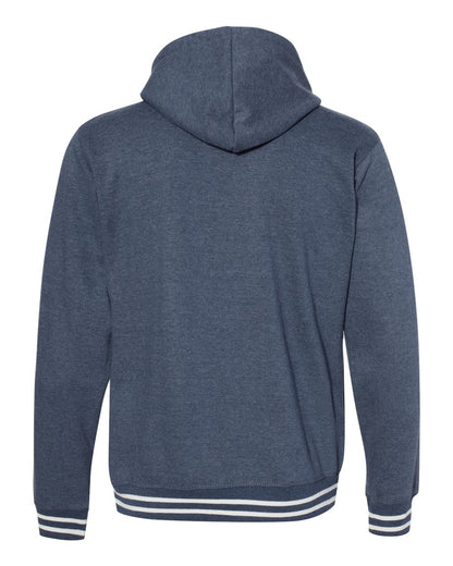 J. America Men's Relay Hooded Sweatshirt 8649 #color_Navy