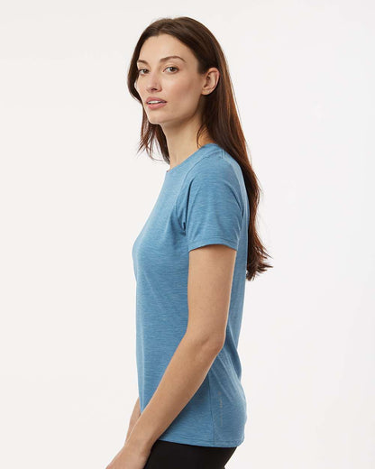 ANETIK Women's Breeze Tech T-Shirt WSBRZS0 #colormdl_Bahama Heathered