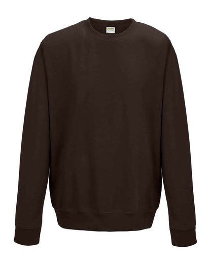 AWDis Unisex College Crewneck Sweatshirt JHA030 #color_Hot Chocolate