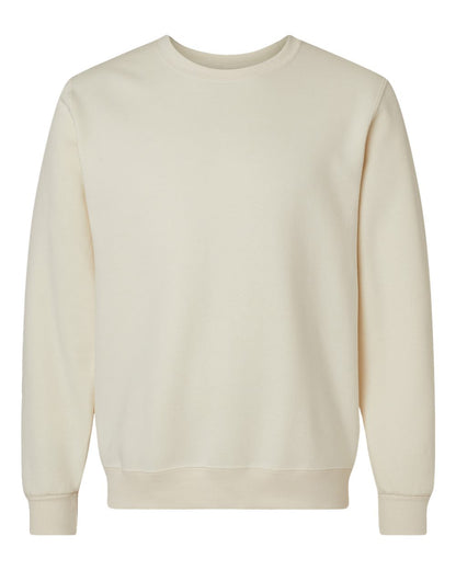 JERZEES Unisex Eco™ Premium Blend Ring-Spun Crewneck Sweatshirt 701MR #color_Sweet Cream Heather