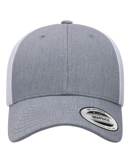 YP Classics Elite Cap 6601 #color_Heather/ White