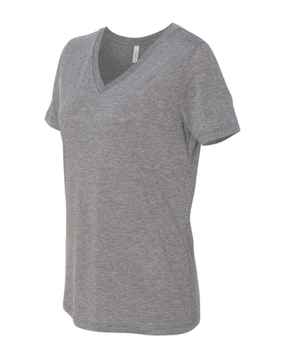 BELLA + CANVAS Women's Relaxed Triblend Short Sleeve V-Neck Tee 6415 #color_Grey Triblend