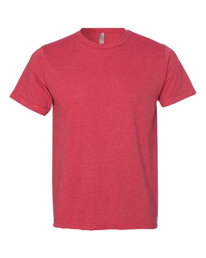 Bayside USA-Made 50/50 Fine Jersey T-Shirt 5010 #color_Heather Red