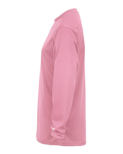 Badger B-Core Long Sleeve T-Shirt 4104 #color_Pink