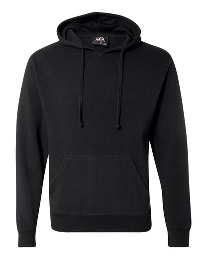 J. America Men's Cloud Fleece Hooded Sweatshirt 8620 #color_Black