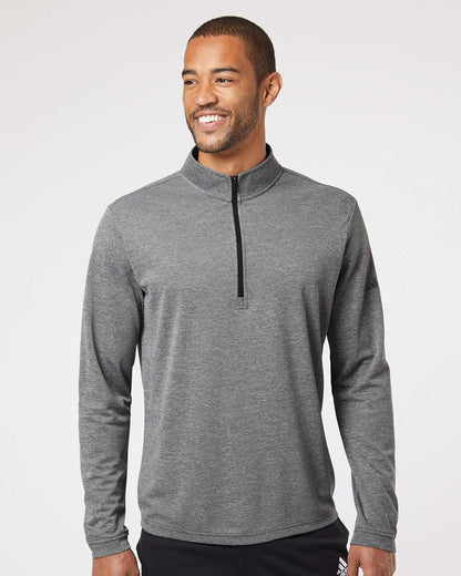 Adidas Lightweight Quarter-Zip Pullover A401 #colormdl_Black Heather