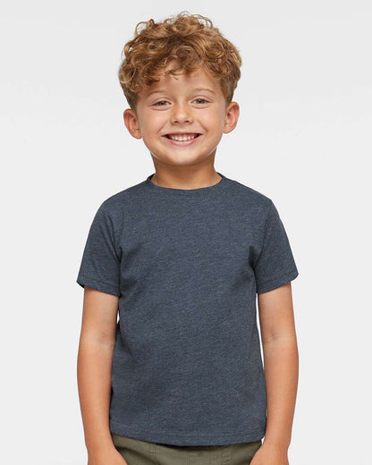 Rabbit Skins Toddler Fine Jersey Tee 3321 #colormdl_Vintage Denim