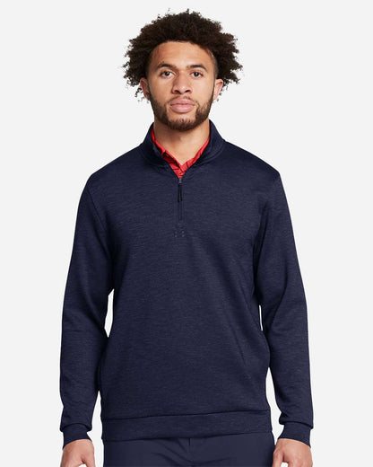 Under Armour Men's Drive Midlayer Quarter-Zip Pullover 1387124 #colormdl_Midnight Navy/ Midnight Navy