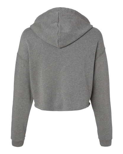 BELLA + CANVAS Women's Crop Fleece Hoodie 7502 #color_Deep Heather