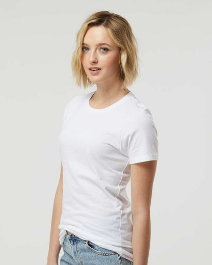 Tultex Women's Premium Cotton T-Shirt 516 #colormdl_White
