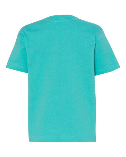 Rabbit Skins Toddler Fine Jersey Tee 3321 #color_Caribbean