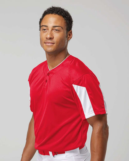 Alleson Athletic Striker Placket 7976 #colormdl_Red/ White