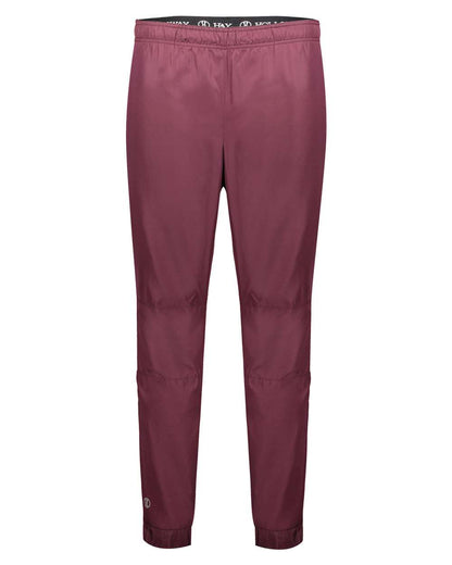 Holloway Men's SeriesX Pants 229531 #color_Maroon/ White