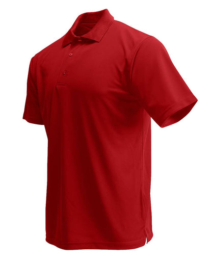 Paragon Men's Saratoga Performance Mini Mesh Polo 100 #color_Cardinal